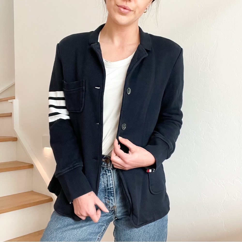 Make an offer!!
🌸SPRING SALE🌸 
Thom Browne 4-Bar Stripe Navy Cotton Blazer